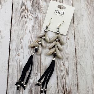 Mia Collection Shell Dangle Earrings, Tassels